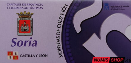 Španielsko 5 euro 2012 - Soria - PROOF