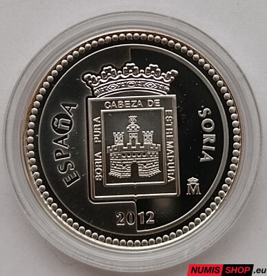 Španielsko 5 euro 2012 - Soria - PROOF