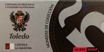 Španielsko 5 euro 2012 - Toledo - PROOF