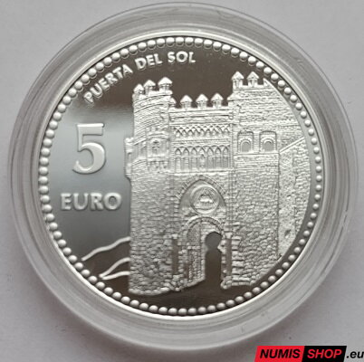 Španielsko 5 euro 2012 - Toledo - PROOF