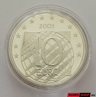 Taliansko 10 euro 2005 - Peace and Freedom Europe - PROOF