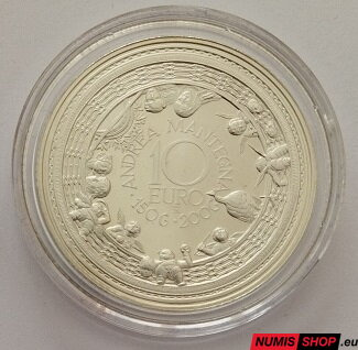 Taliansko 10 euro 2006 - Andrea Mantegna - PROOF
