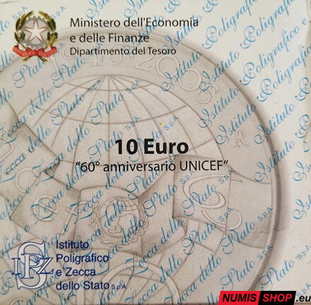 Taliansko 10 euro 2006 - UNICEF - BU