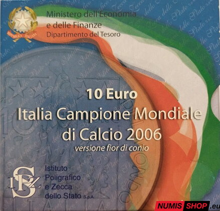 Taliansko 10 euro 2006 - World Cup 2006 - BU