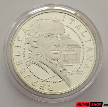 Taliansko 10 euro 2007 - Antonio Canova - PROOF