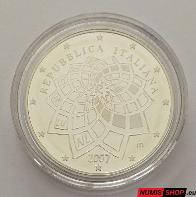 Taliansko 10 euro 2007 - Rímska zmluva - PROOF