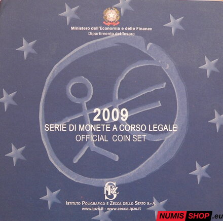 Sada Taliansko 2009 + pamätné 2 euro