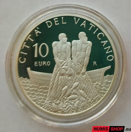 10 euro Vatikán 2011 - Kňazská vysviacka Benedikta XVI - PROOF