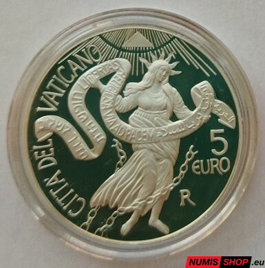 5 euro Vatikán 2011 - World Day of Peace - PROOF