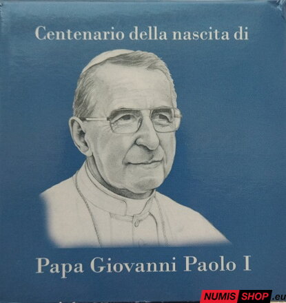 5 euro Vatikán 2012 - Birth of Pope John Paul I - PROOF