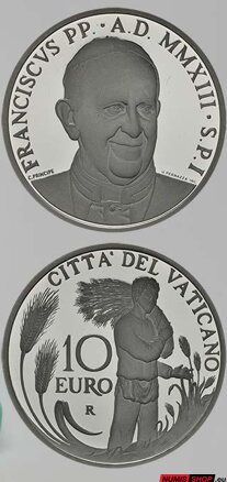 5 + 10 euro Vatikán 2013
