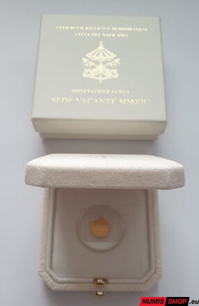 10 euro Vatikán 2013 zlato PROOF - Sede Vacante