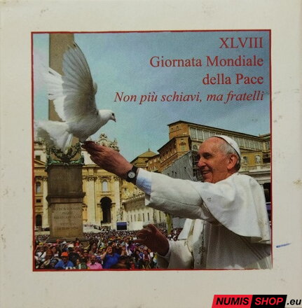 5 euro Vatikán 2015 - World Day of Peace - PROOF