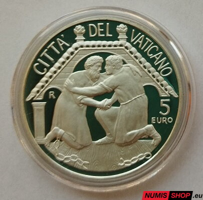 5 euro Vatikán 2015 - World Day of Peace - PROOF
