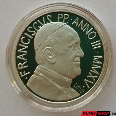 5 euro Vatikán 2015 - World Day of Peace - PROOF