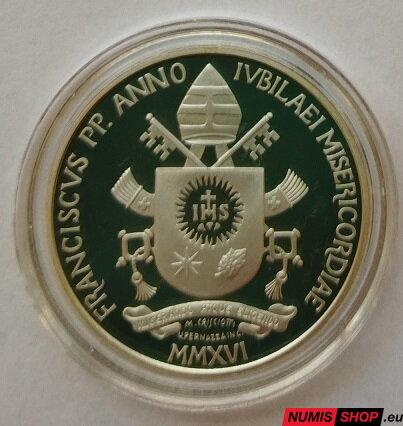 10 euro Vatikán 2016 - World Youth Day - PROOF
