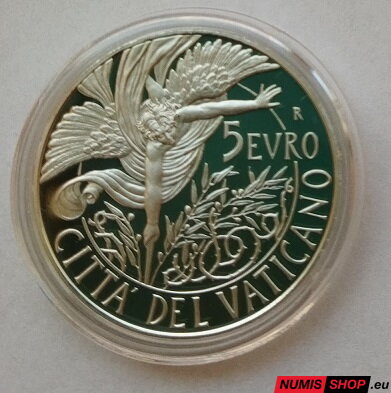 5 euro Vatikán 2016 - World Day of Peace - PROOF