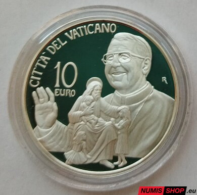 10 euro Vatikán 2018 - 40. výročie úmrtia Jána Pavla I. - PROOF