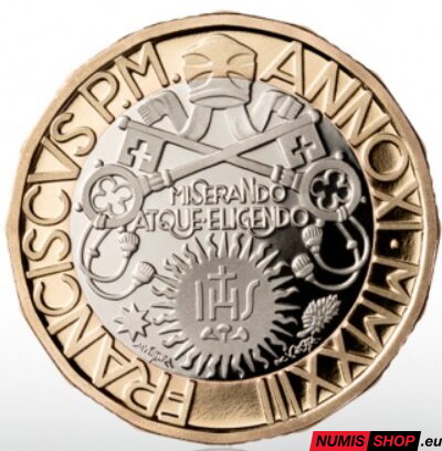 5 euro Vatikán 2023 - Don Lozenzo Milani - PROOF