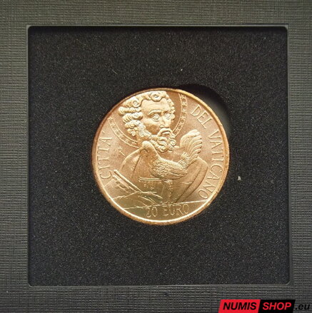 20 euro Vatikán 2024 - Sv. Peter a kohút (s foldrom)