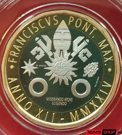 5 euro Vatikán 2024 - Francesco Petrarca - PROOF