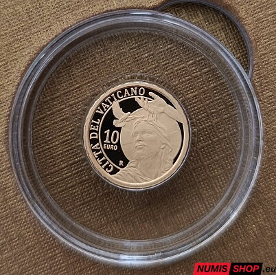 10 euro Vatikán 2025 zlato PROOF - Krst 