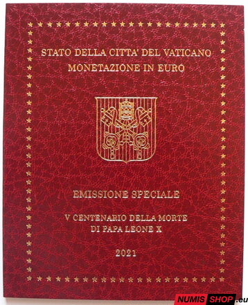 Vatikán sada 2021 + 5 euro Lev X.