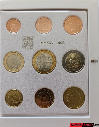 Vatikán sada 2025 + 5 euro Ján Pavol II.