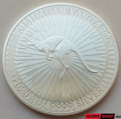 Austrália - 1 oz Kangaroo - 2020 - investičné striebro