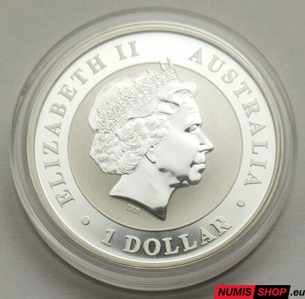 Austrália - 1 oz Koala - 2015 - investičné striebro - PROOF