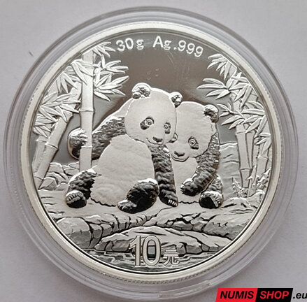 Čína - Panda - 2026 - investičné striebro