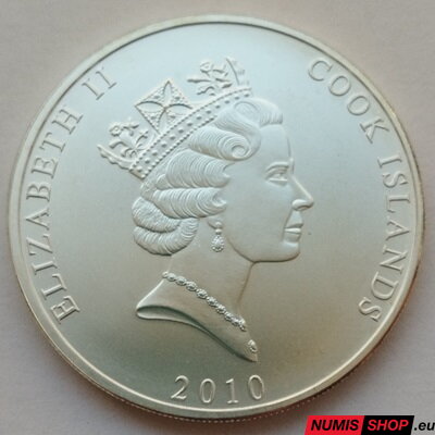 Cook Islands - 1 oz Bounty - 2010 - investičné striebro