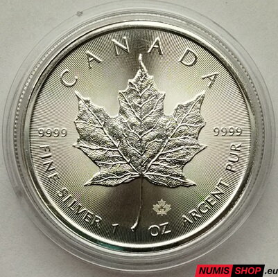 Kanada - 1 oz Maple Leaf - 2025 - investičné striebro
