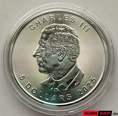 Kanada - 1 oz Maple Leaf - 2025 - investičné striebro