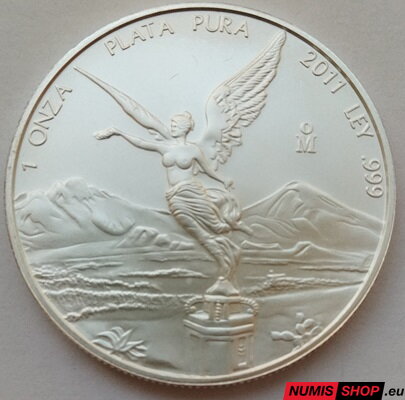 Mexiko - 1 oz Libertad - 2011 - investičné striebro