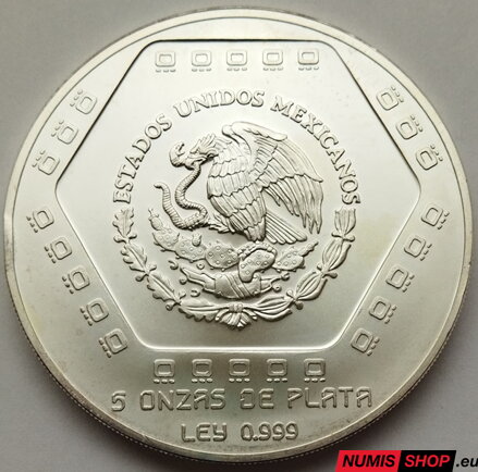 Mexiko - 5 oz Piramide del Castillo 1994