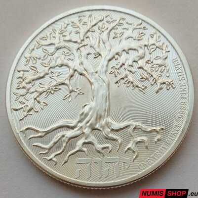 Niue - 1 oz - 2 dollars - Tree of life - 2020 - investičné striebro