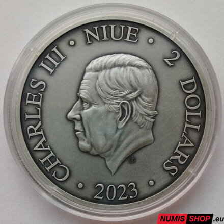 Niue - 2 dolllars - 2023 -  Bitka pri Orleáns - Johanka z Arku