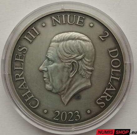 Niue - 2 dolllars - 2022 -  Bitka pri Uji - Šogúni a Samuraj