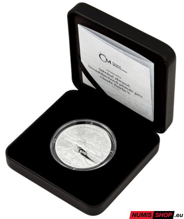 Strieborná minca 1 oz - Strelné zbrane - Pištoľ pre cisára Karola V. - proof