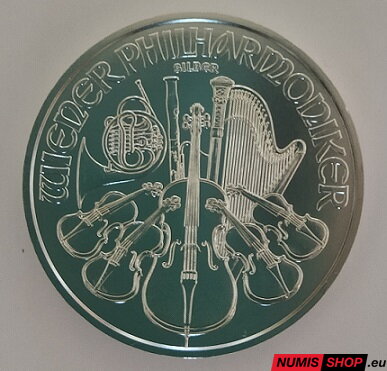 Rakúsko - 1 oz Philharmoniker - 2011 - investičné striebro