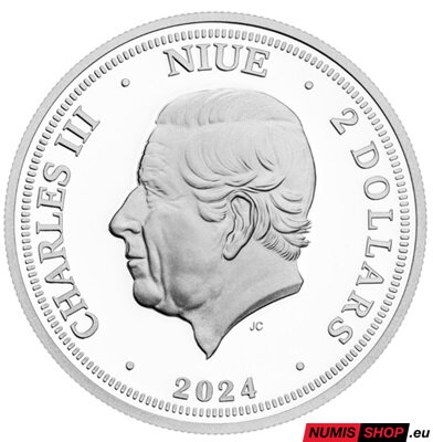 Slovensko - 1 oz Orol - 2024 - proof - pozlátené