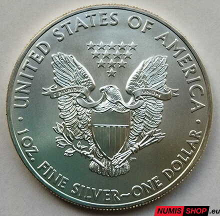 USA - 1 oz American Silver Eagle - 1997 - investičné striebro