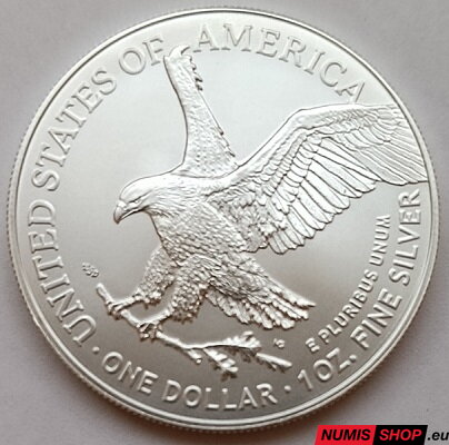 USA - 1 oz American Silver Eagle - 2026 - typ 2 - investičné striebro