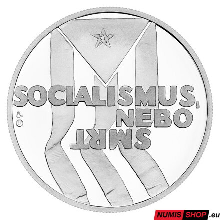 Strieborná medaila - Kult osobnosti - Fidel Castro - proof
