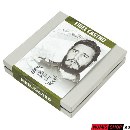 Strieborná medaila - Kult osobnosti - Fidel Castro - proof