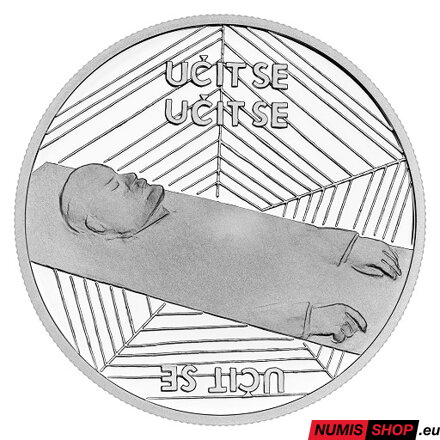 Strieborná medaila - Kult osobnosti - V. I. Lenin - proof