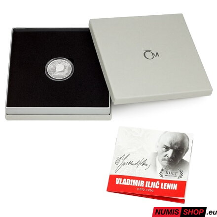 Strieborná medaila - Kult osobnosti - V. I. Lenin - proof