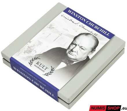 Strieborná medaila - Kult osobnosti - Winston Churchill - proof