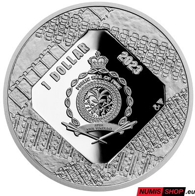 Strieborná minca 1 oz - Obrnená technika - M3 Stuart  - proof